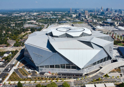 The Mercedes-Benz Stadium Atlanta First opening match will happen 20 june 2024